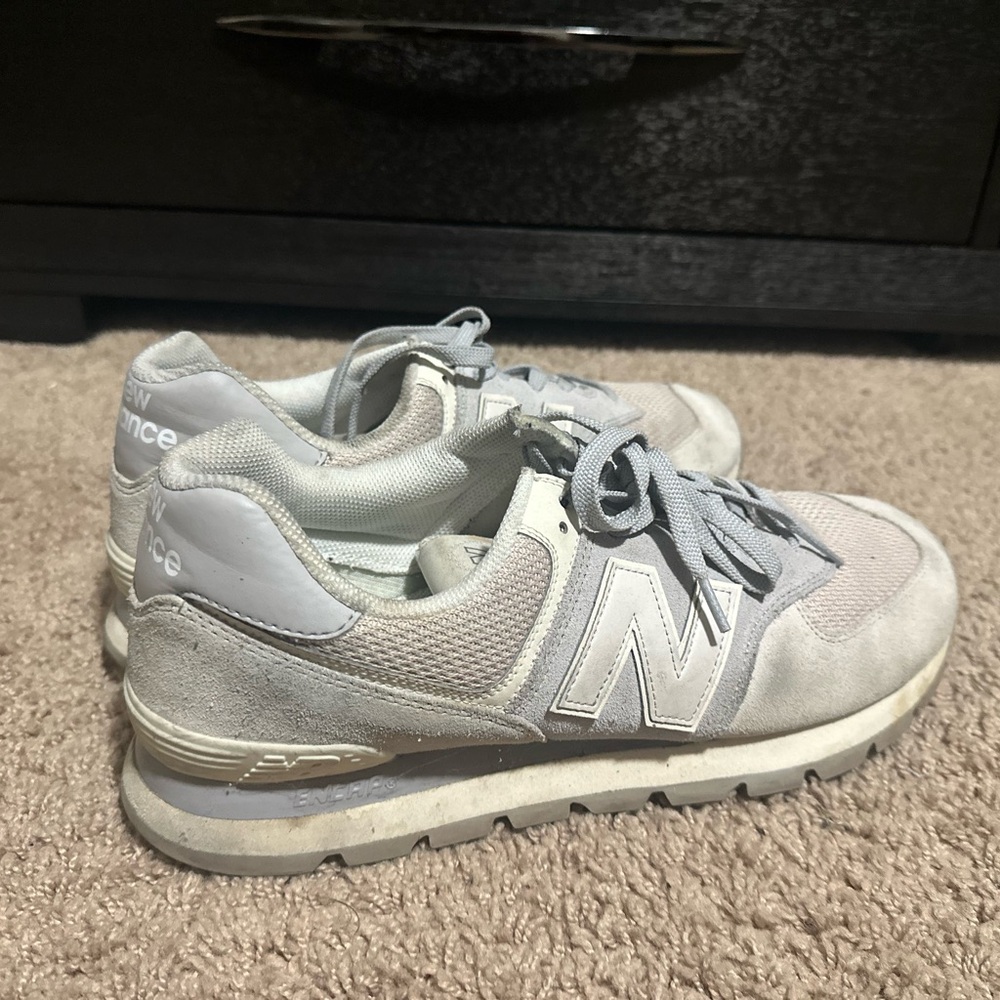 New Balance Light Gray Athletic Shoes
